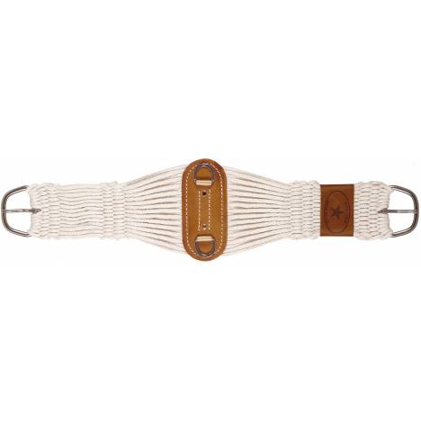 Mustang Roper 27-Strand Wool Blend Roper Cinch with Stainless Steel Buckles