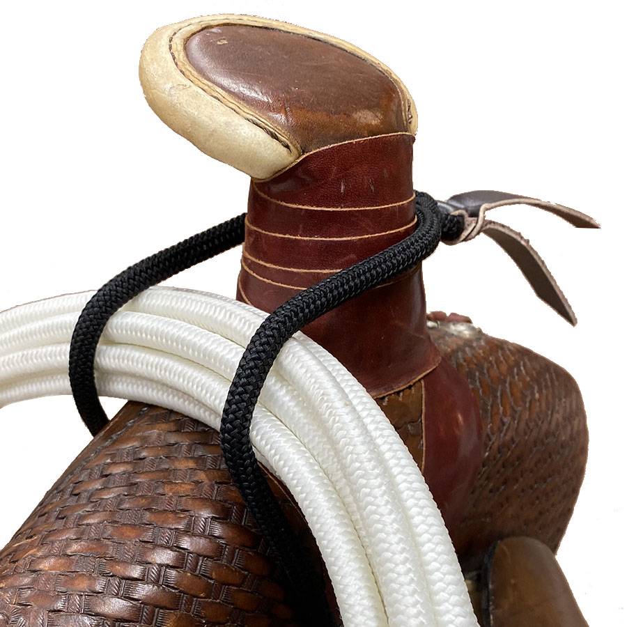 Mustang Nylon Rope Holder with Leather Popper