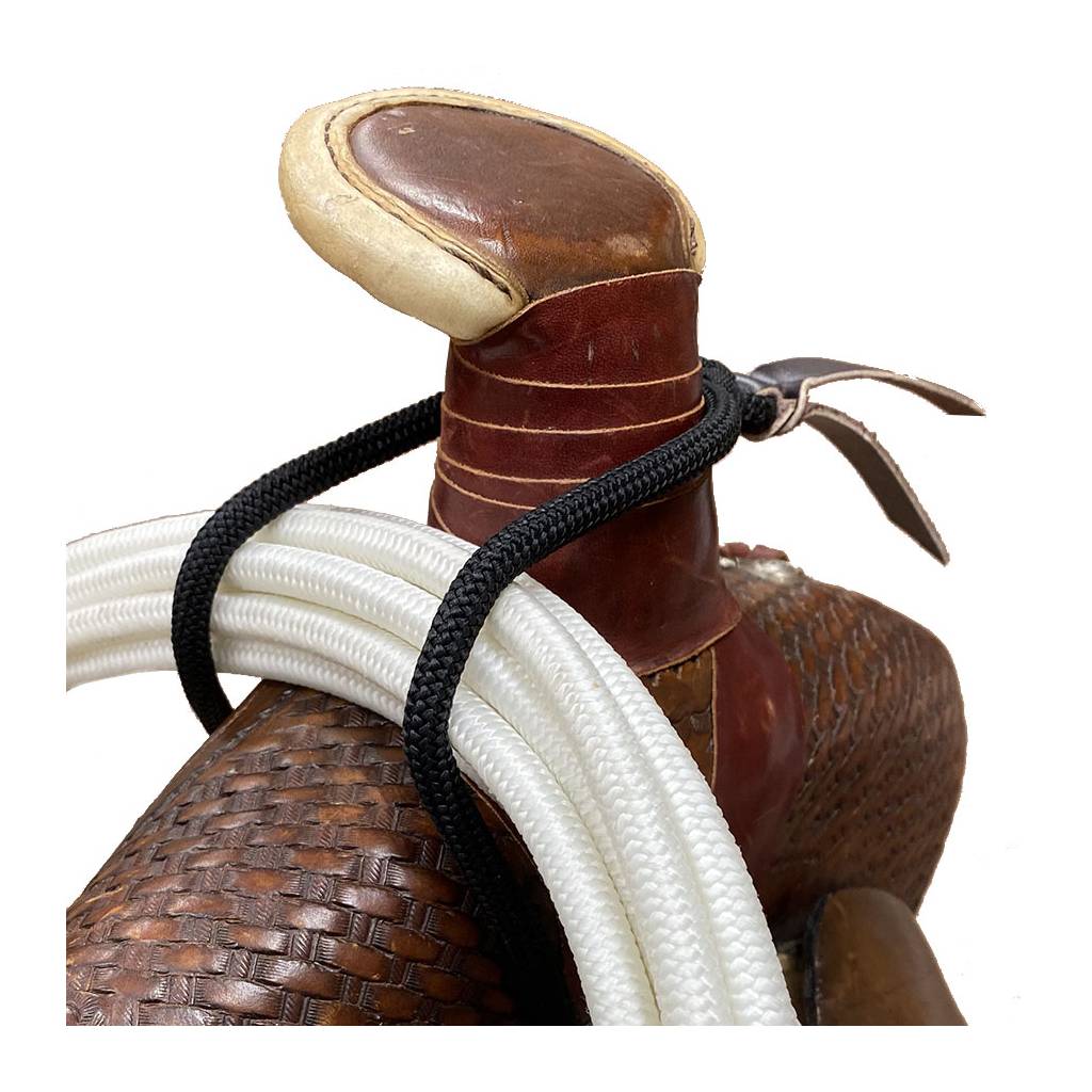 Mustang Nylon Rope Holder with Leather Popper