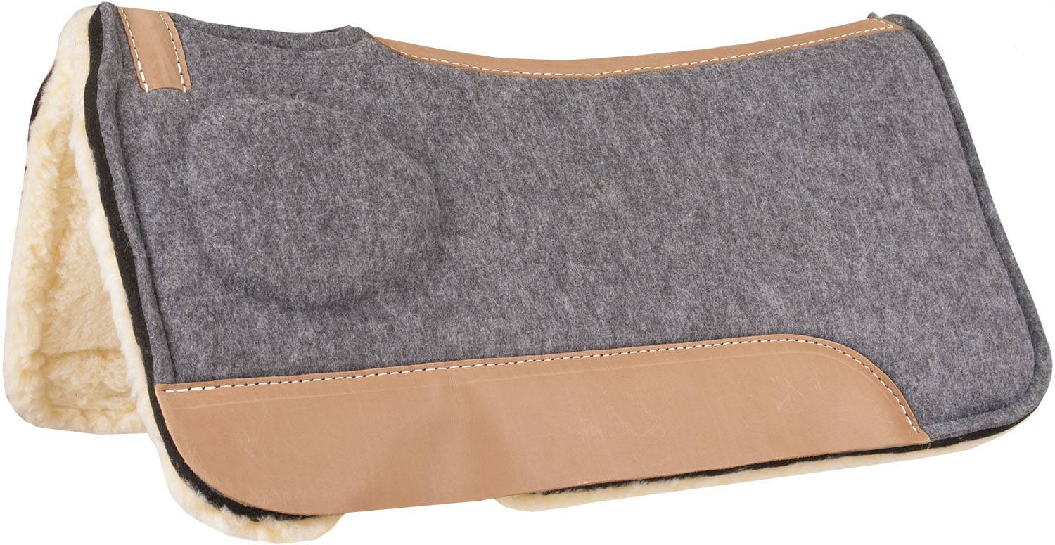 Mustang Contoured Correct Fit Fleece Bottom Saddle Pad