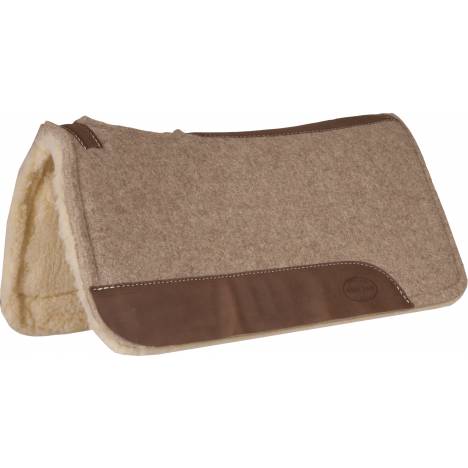 Mustang Felt Contoured Pad with Fleece Bottom