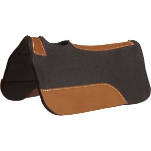 Mustang Contoured Felt Pony Pad with Top Grain Wear Leathers