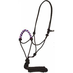 Mustang Poly Rope Halter with 8' Lead