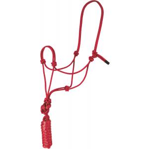 Mustang Economy Mountain Rope Halter and Lead