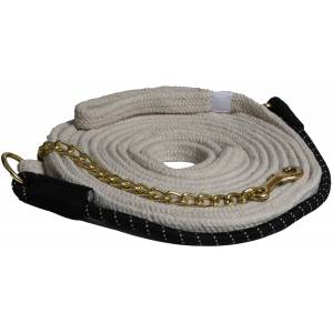 Mustang Cotton Lunge Line with Bungee and Chain