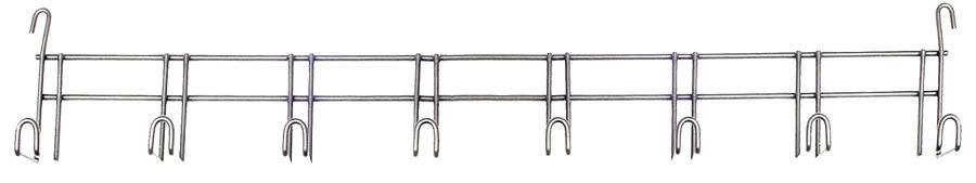 Mustang Permanent 10 Hook Tack Rack