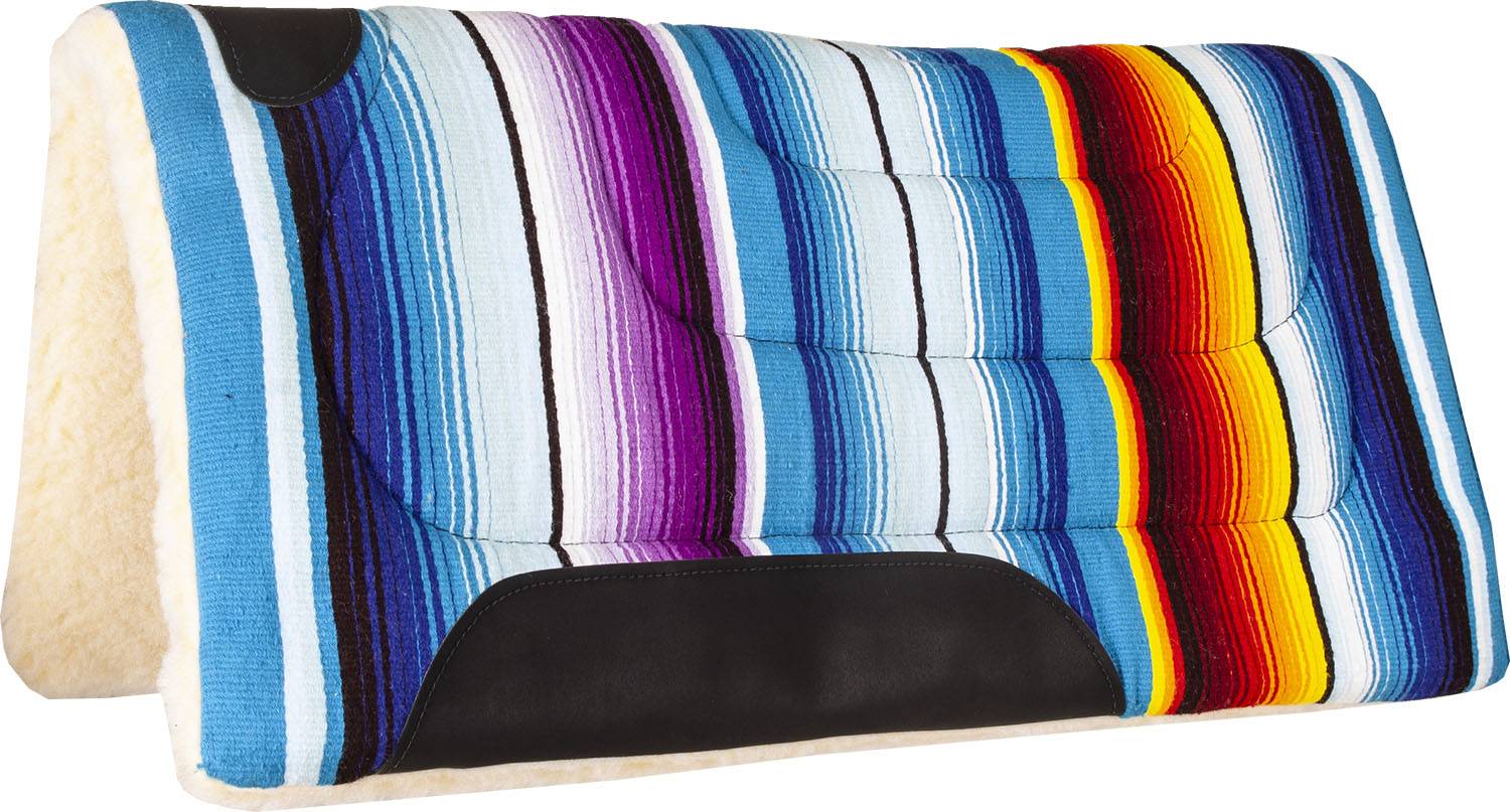 Mustang Navajo Serape Pad with Economy Fleece Bottom