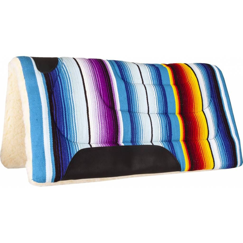 Mustang Navajo Serape Pad with Economy Fleece Bottom