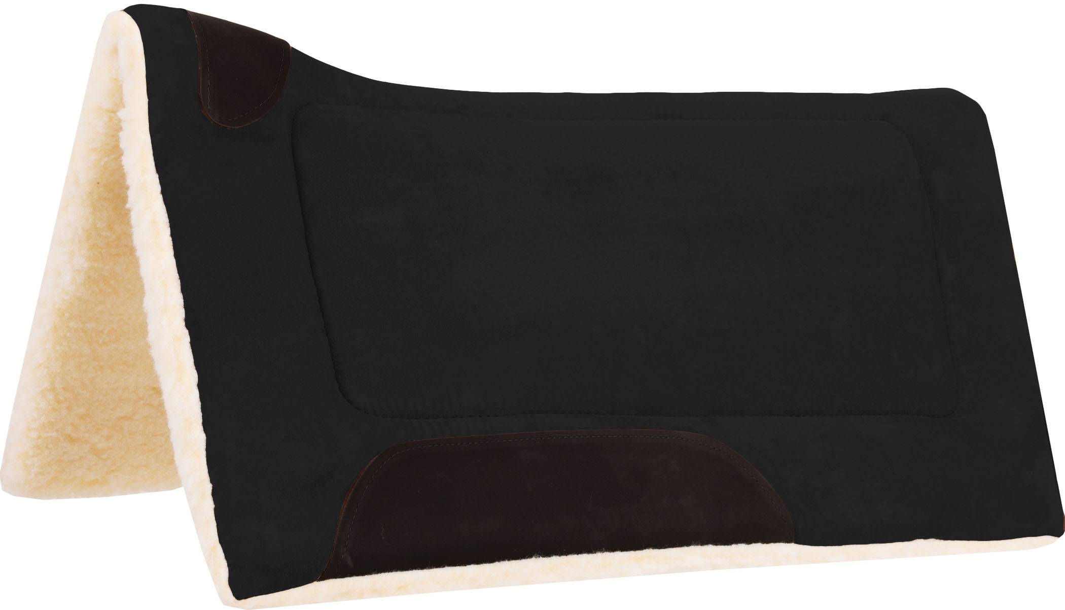 Mustang Faux Suede Contoured Pad with Economy Fleece Bottom