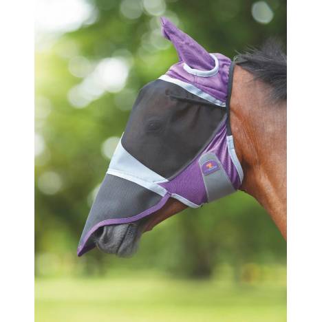 Shires Deluxe Fly Mask With Ears & Nose