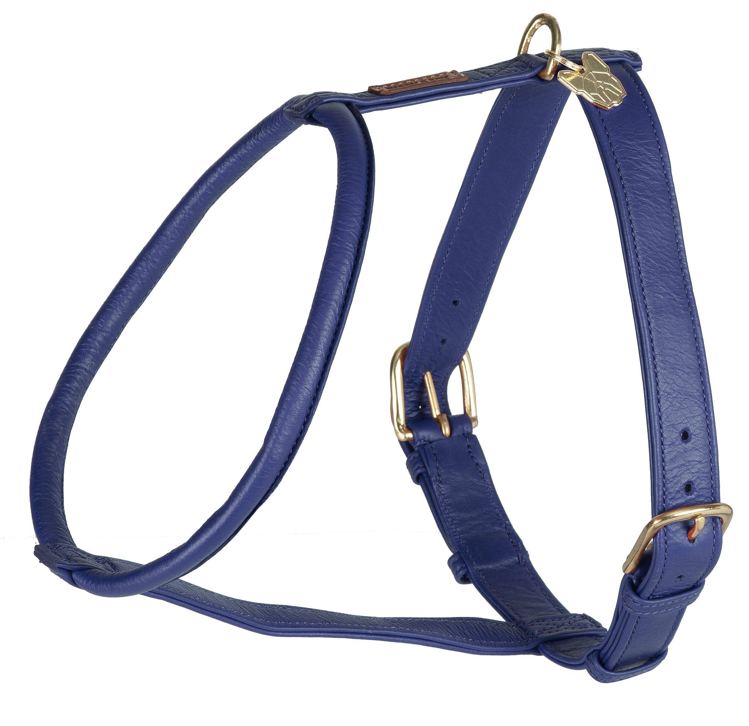 Rolled shop leather harness