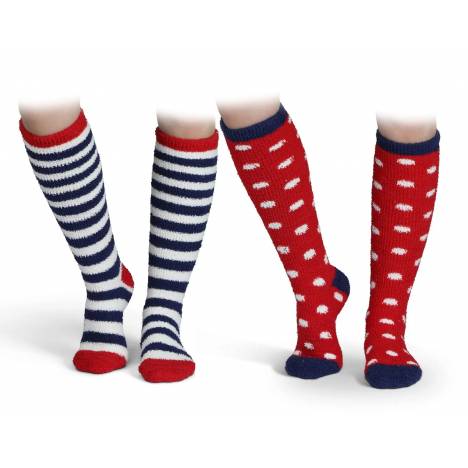 Shires Ladies Fluffy Socks - 2 Pack
