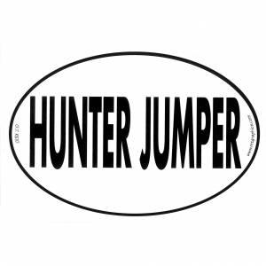 Euro Hunter Jumper Vinyl Stickers - Set Of 3