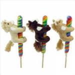 Plush Horse on Lollipop