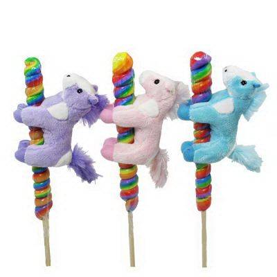 Plush Horse on Lollipop