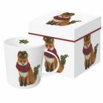 Merry Fox Boxed Mug