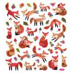 Sparkly Fox Stickers