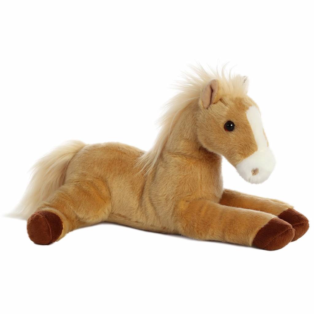 Plush Palomino Horse