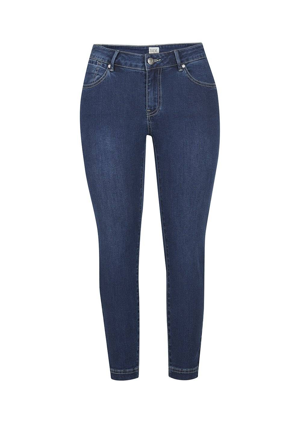 Ladies cropped outlet jeans