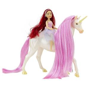 Breyer Magical Unicorn Sky And Fantasy Rider Meadow