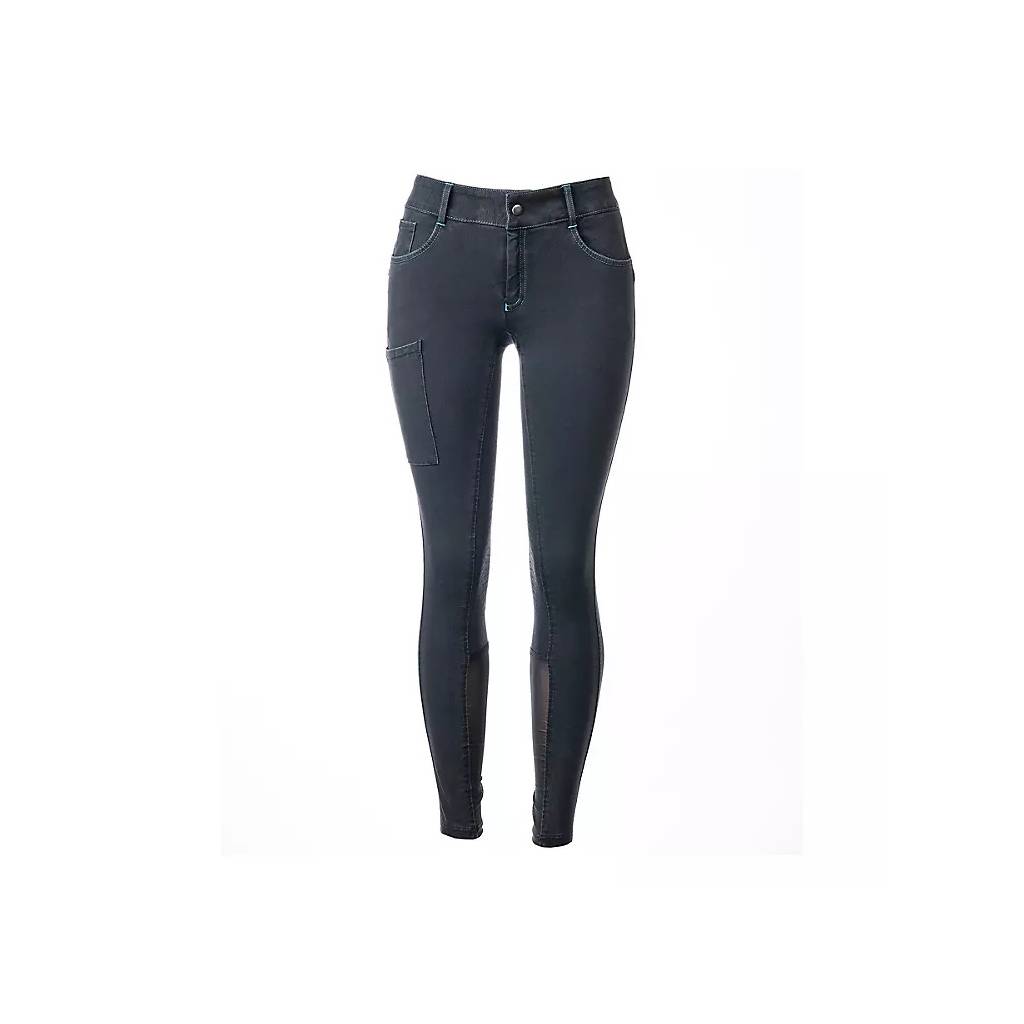 FITS Ladies Denim Full Seat Zip Front Breeches