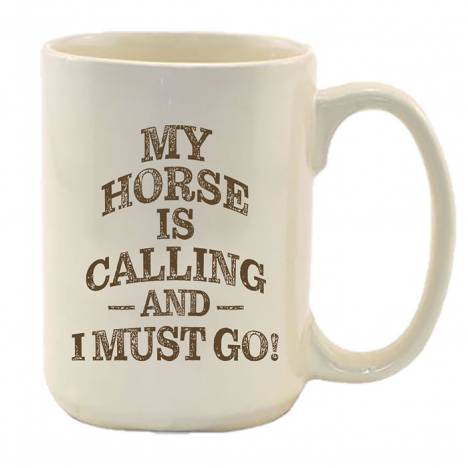 Kelley My Horse is Calling And I Must Go Mug