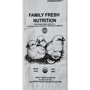 Family Fresh Organic Chick Starter/Grower Crumble