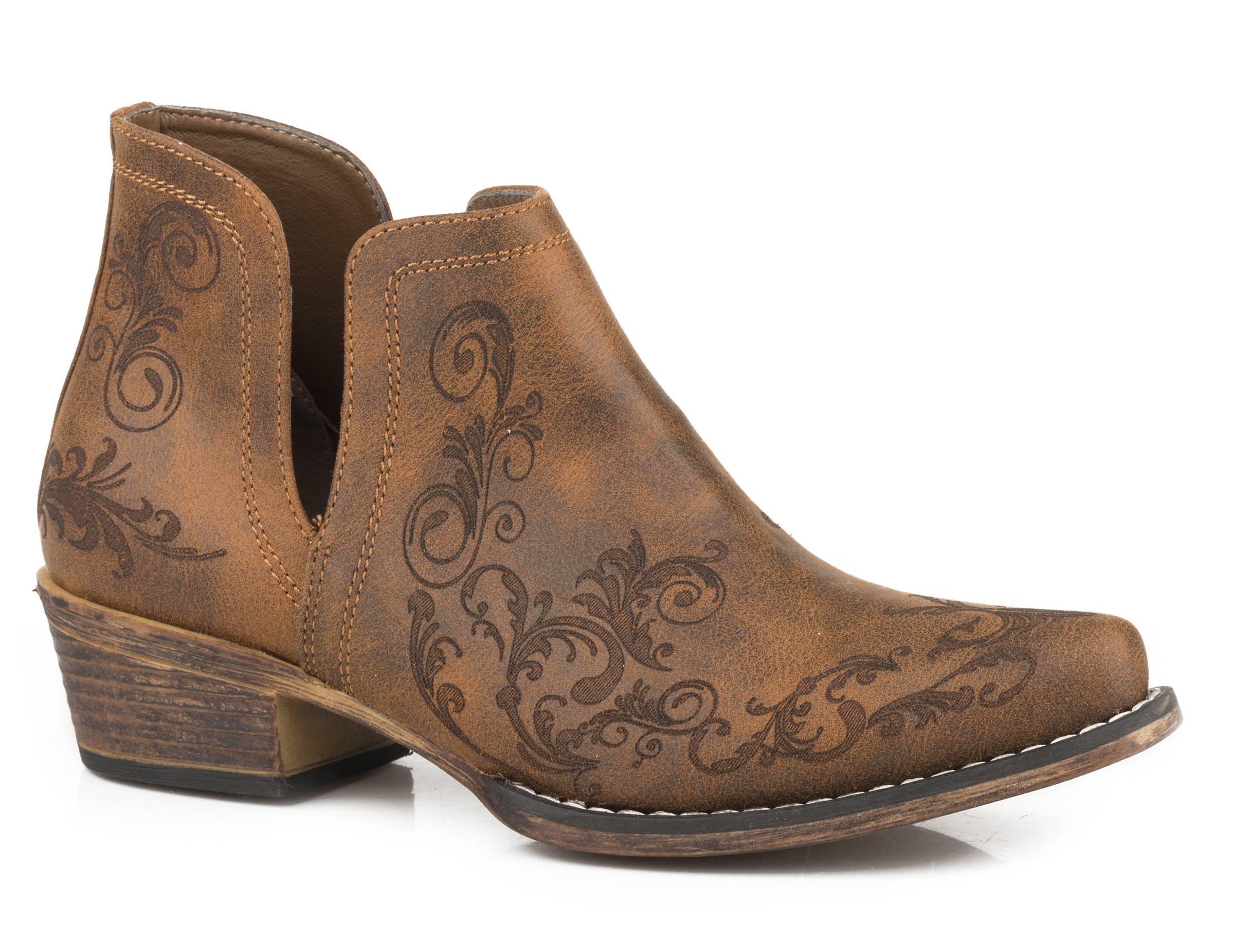Roper Ladies Ava Snip Toe Ankle Boots