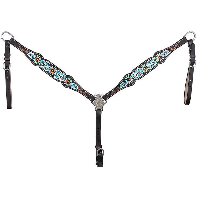 Tough-1 Vintage Floral Breast Collar