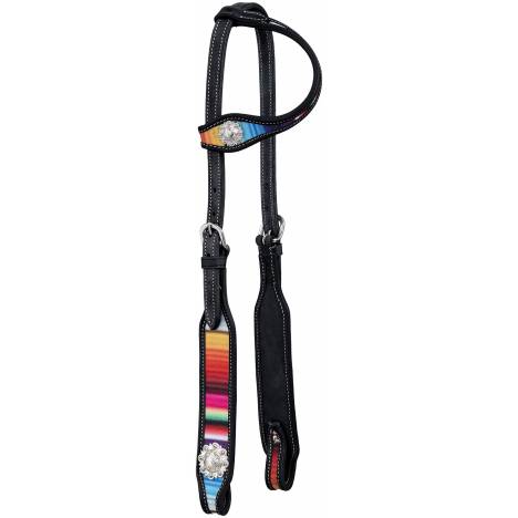 Tough-1 Serape Print Single Ear Headstall