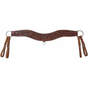 Tough-1 Tripping Floral Tooled Breast Collar