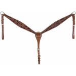Tough-1 Floral Tooled Breast Collar