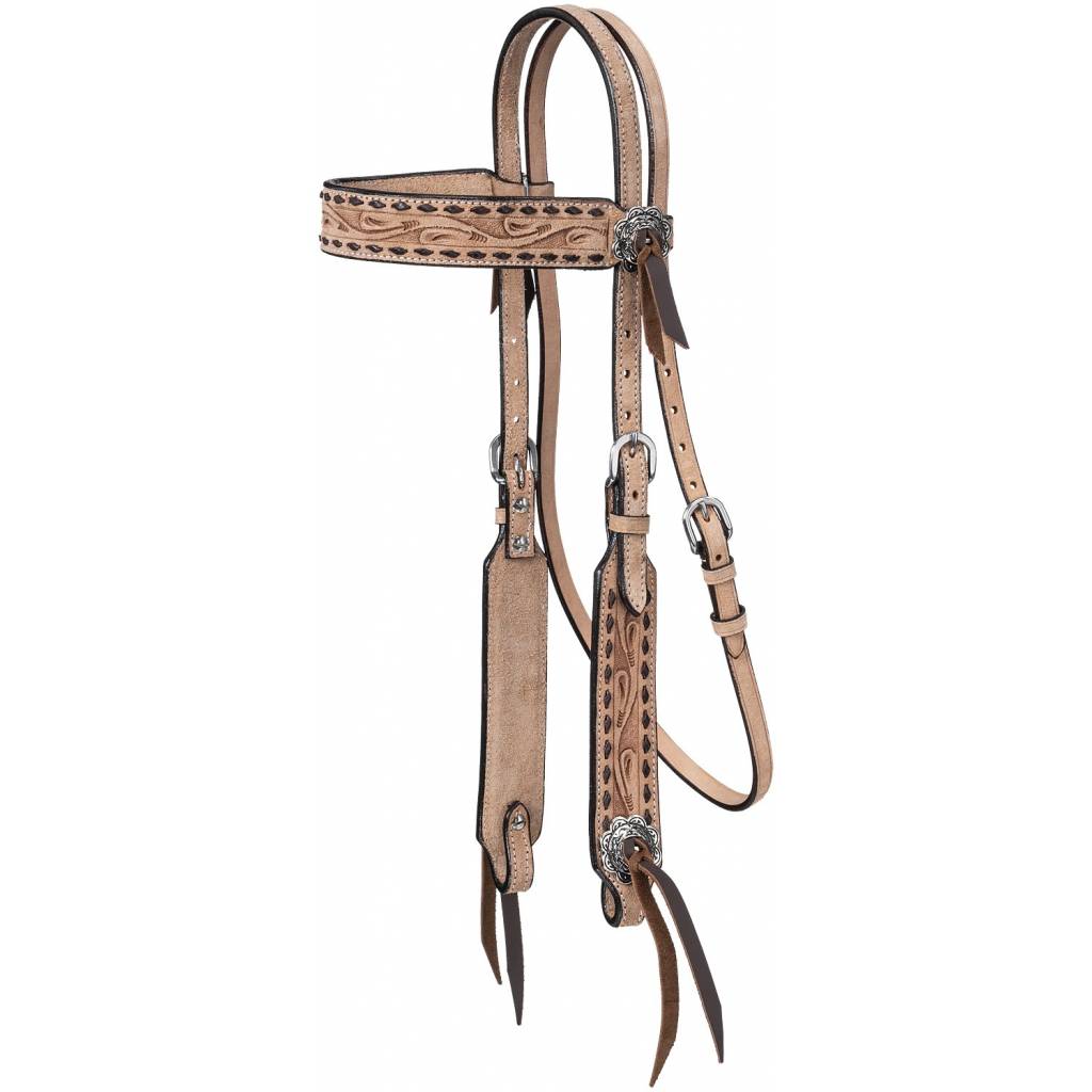 Tough-1 Kirby Browband Buckstitch Headstall