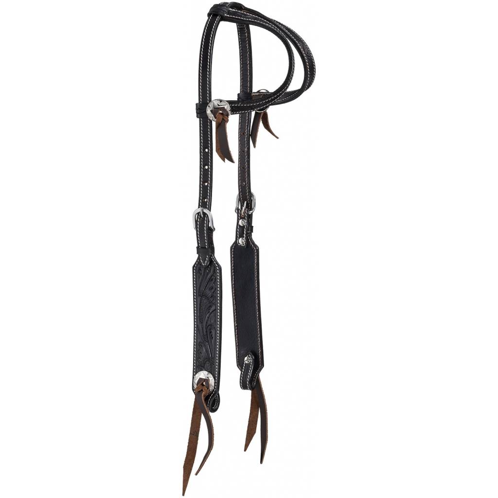 Tough-1 Clifton Double Ear Headstall with Conchos