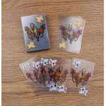 Gift Corral Transparent Horse Playing Cards