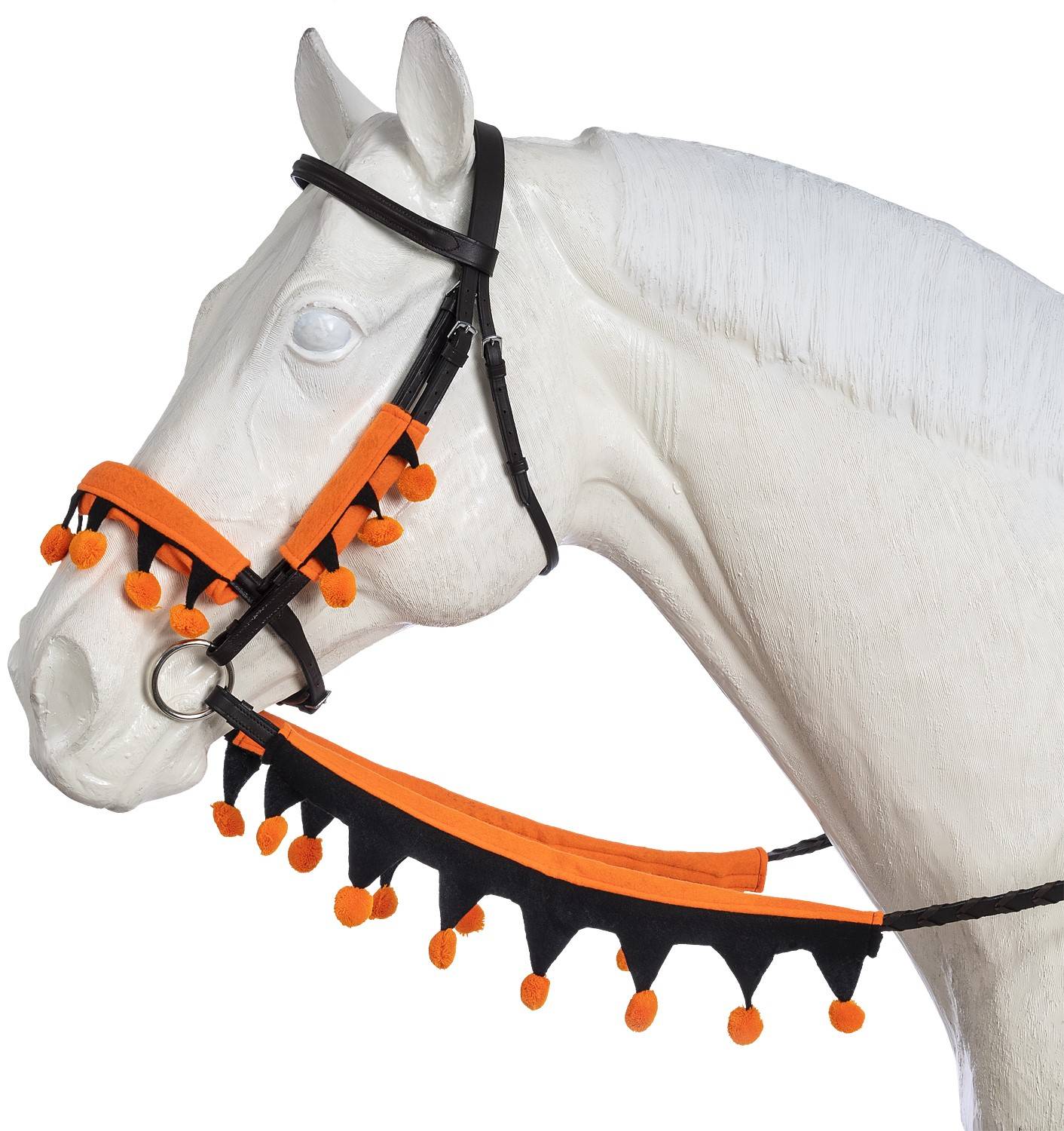 Tough-1 Halloween Rein and Halter Set