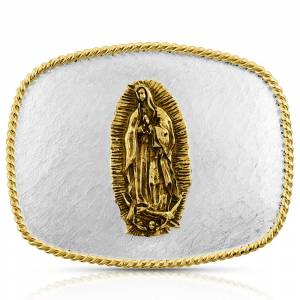 Montana Silversmiths Lady of Guadalupe Rippling Waters Buckle