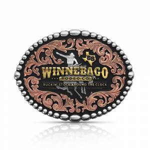 Montana Silversmiths Dale Brisby Winnebago Rodeo Buckle