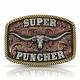 Montana Silversmiths Dale Brisby Super Puncher Longhorn Buckle