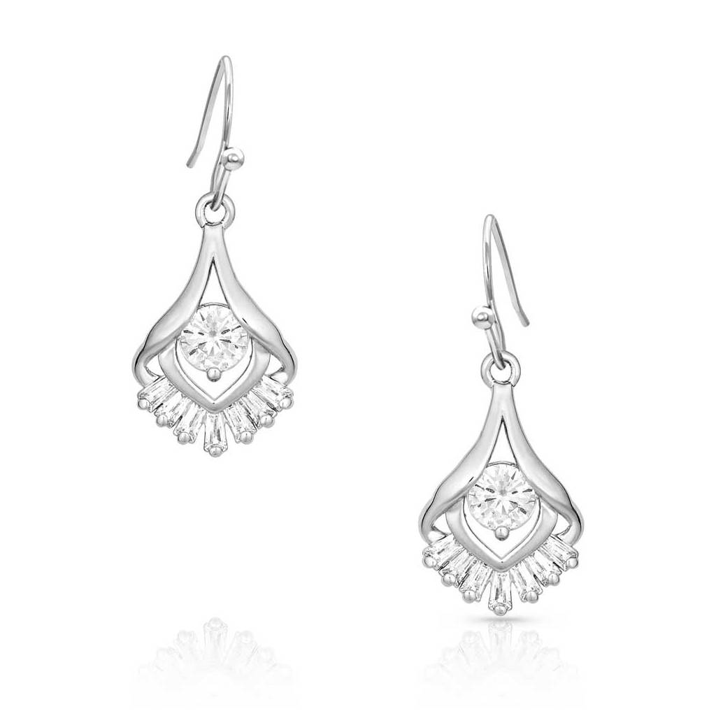 Montana Silversmiths Star's Burst Drop Earrings