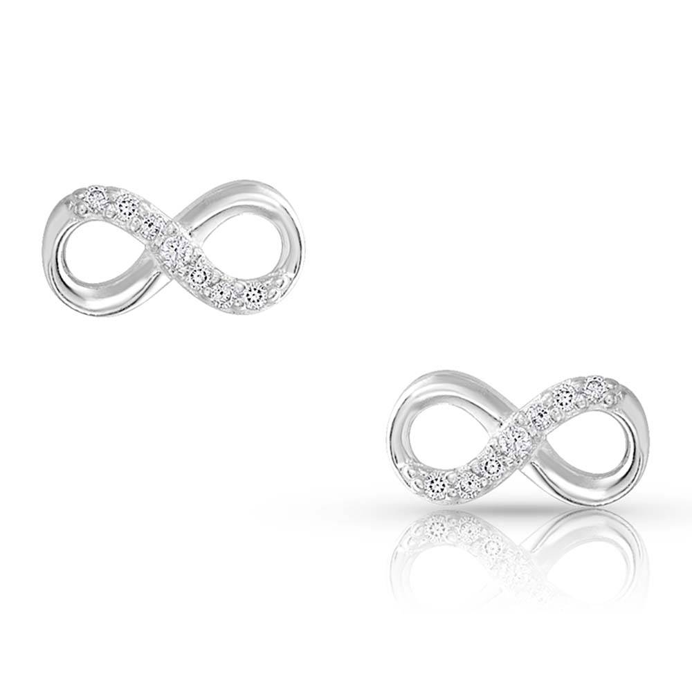 Montana Silversmiths Silver Shine Infinity Earrings