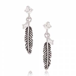 Montana Silversmiths Feather Whispers Earrings