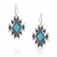 Montana Silversmiths Turquoise Star Pendant Earrings