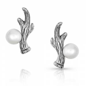 Montana Silversmiths Kristy Titus Mountain Destination Pearl Earrings