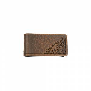 Montana Silversmiths Rough Out Money Clip