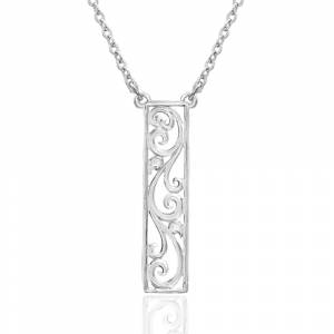 Montana Silversmiths True Scroll Pendant Necklace