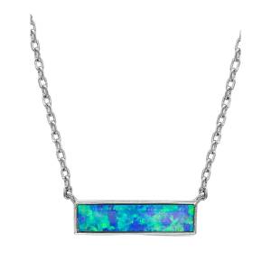 Montana Silversmiths Opal Bar Necklace