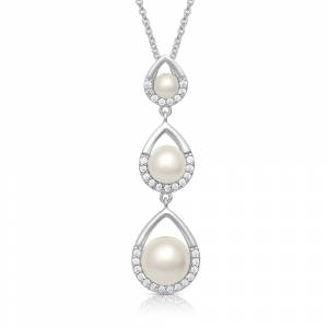 Montana Silversmiths Perfect Pearl Teardrop Necklace