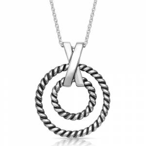 Montana Silversmiths Topped With A Kiss Rope Necklace