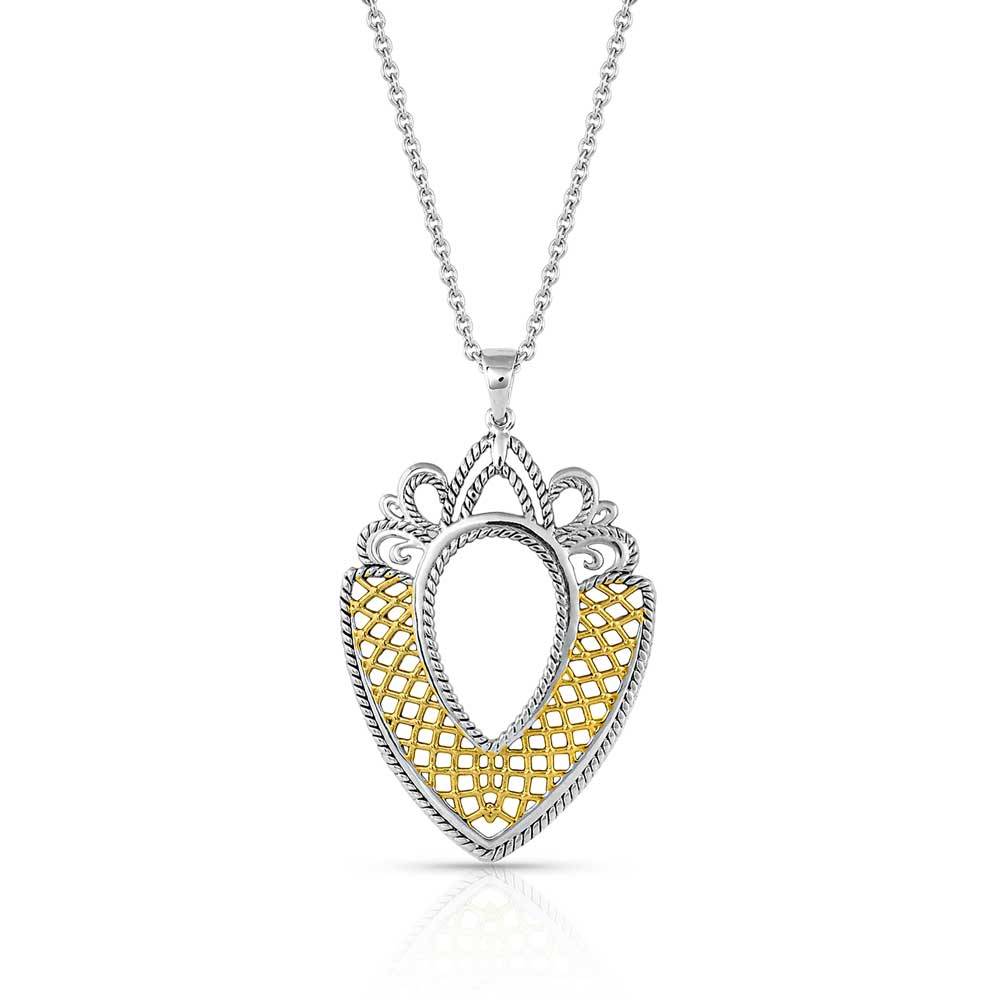 Montana Silversmiths Honeycomb Western Lace Necklace